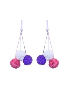 Streamers Grips 1383 Pom Poms Multi/Color.